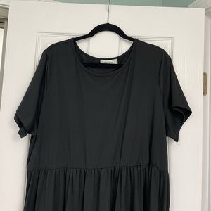 Black Dress Long Size 22